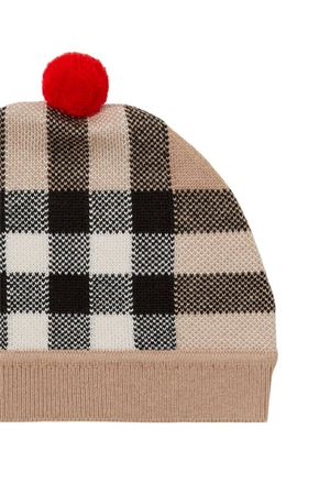 cappello in lana check BURBERRY KIDS | 8068581A7028